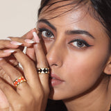 Ananya Pandey Seen Wearing MNSH Ray Hexa Black Ring