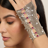 Ruby Rhinestone Glove
