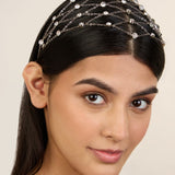 Rhinestone Jaal HEAD Harness (Silver)
