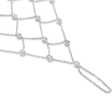 Rhinestone Jaal HEAD Harness (Silver)