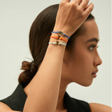 Black T Enamel Bracelet