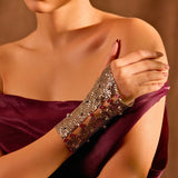 Ruby Rhinestone Glove