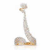 Shahi Sparkle CZ Hathphool in gold