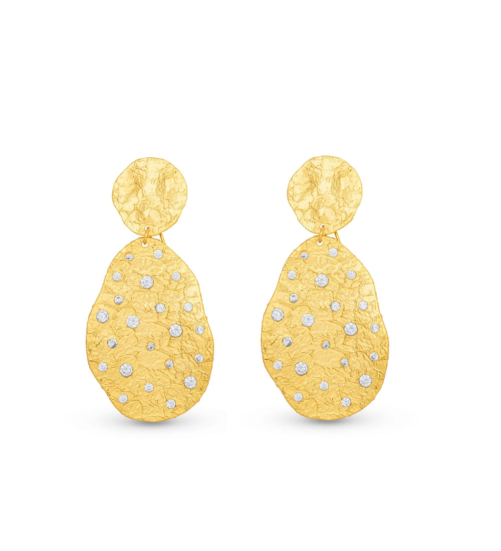 KAMAL SIDHU - Glint Diamond Choker / Glint Oval Earring