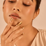 Audrey Nail Ring Set of 4