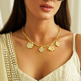 Noor Polki Charm Necklace