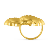 CORAL WAVE RING