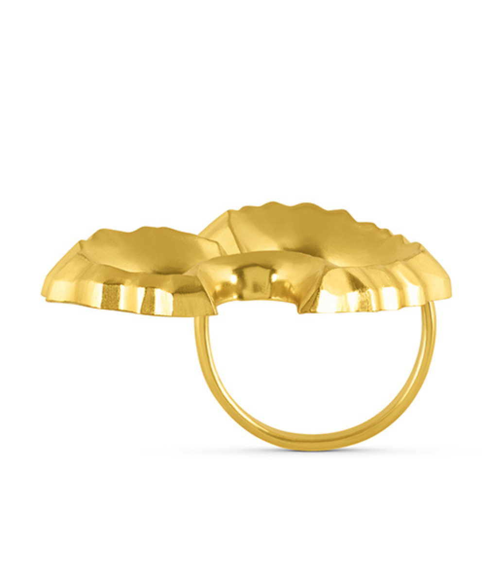 CORAL WAVE RING