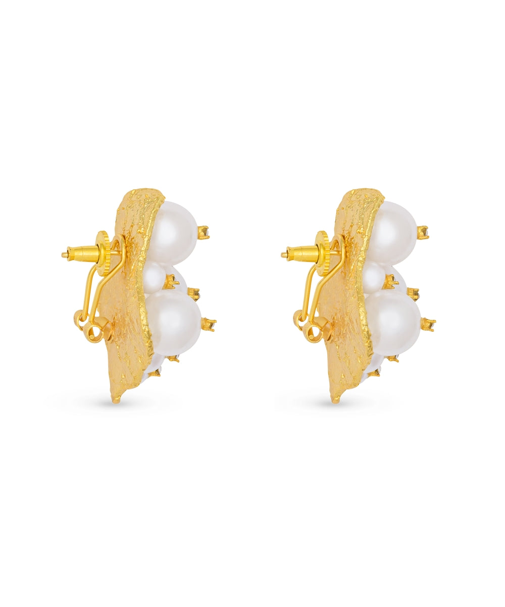 Pearl Diamond Earring