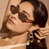 Fluid Trio Earring (Dual Tone)