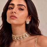 Sheesh Mahal Pearl Choker Set