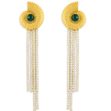 SHELL SWAROVSKI DANGLERS