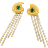 SHELL SWAROVSKI DANGLERS
