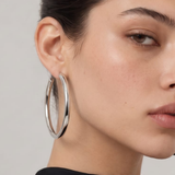 Sliver Oro Hoops