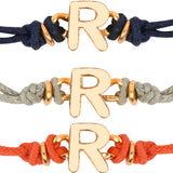 White R Enamel Bracelet