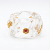 Peacock Resin Bangle