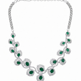 Emerald Vine Necklace Set