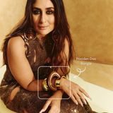 KAREENA KAPOOR - Wooden Disc Bangle