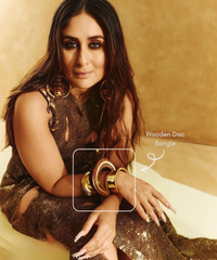KAREENA KAPOOR - Wooden Disc Bangle