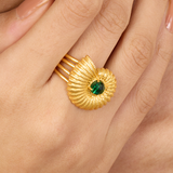 SHELL TRINITY RING