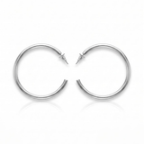 Sliver Oro Hoops