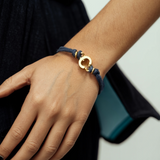 White C Enamel Bracelet