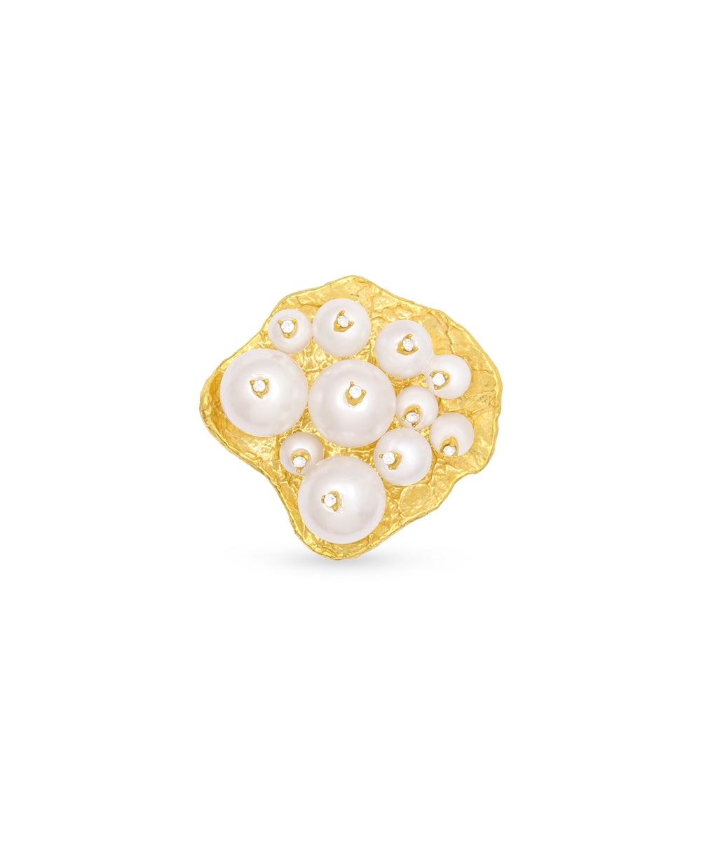 Round Pearl Ring