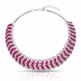 Ruby Glow Choker Set