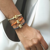 White E Enamel Bracelet