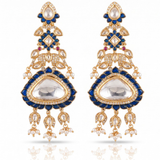 Noor Sapphire Polki Drops
