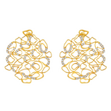 Flow Diamond Statement Earrings