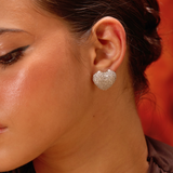 Diamond Mini Heart Studs