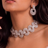 Infinite Diamond Oval Choker