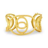 Vine Oval Triple Cuff