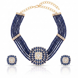 Sapphire Noor choker Set