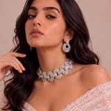 Infinite Diamond Oval Choker