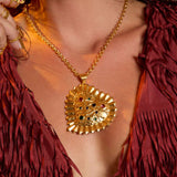 Mob Wife Studded Heart Choker