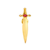 Mob Wife Studded Dagger Brooch