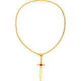 Mob Wife Studded Dagger Choker