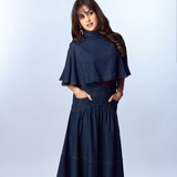 Genelia wearing MNSH Luna Pearl Danglers