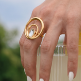 Wave Curve Ring