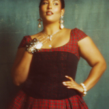 Sakshi Sindhwani wearing MNSH Ruby Rhinestone Glove