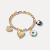 Round Charm Bracelet