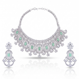 Mint Blossom Choker Set
