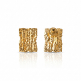 Crushed Small Gold Stud