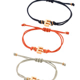 White E Enamel Bracelet