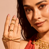 Aura Palm Cuff & Ring set