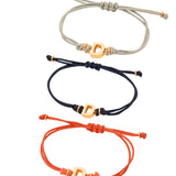 White D Enamel Bracelet