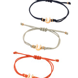 White U Enamel Bracelet