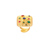 Mob Wife Studded Ring